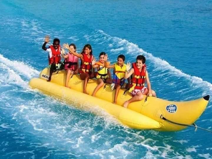 Seaview Chalets In Porto South Beach - Families Only 아인 수크나 외부 사진