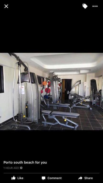 Seaview Chalets In Porto South Beach - Families Only 아인 수크나 외부 사진