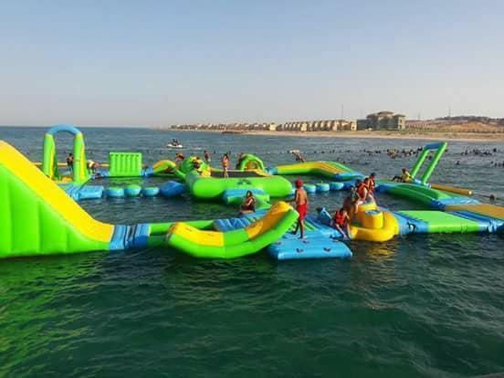 Seaview Chalets In Porto South Beach - Families Only 아인 수크나 외부 사진